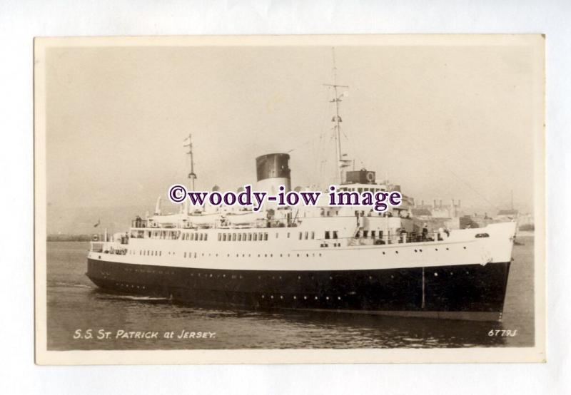 pf2486 - British Rail Ferry - St Patrick , built 1948 - postcard