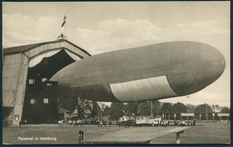 Zeppelin Germany Parseval RPPC in Hamburg  57618