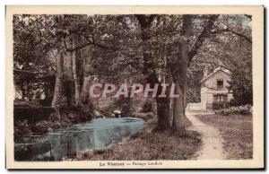 Old Postcard Le Vesinet Passage Lenotre