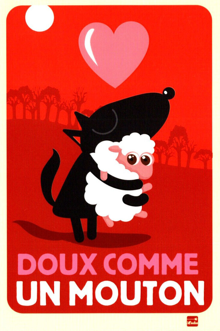 Humour France Doux Comme Un Mouton | Topics - Humour, Postcard / HipPostcard