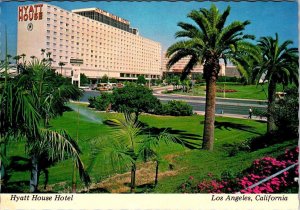 Los Angeles, CA California   HYATT HOUSE HOTEL  4X6 Advertising Postcard