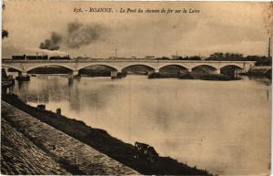 CPA ROANNE - Le Pont du chemin de fer sur la Loire (263395)