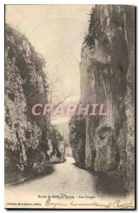 Postcard Old Road Yenne Belley Gorges