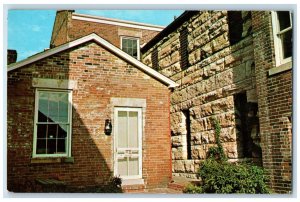 c1950's Historic Jail and Museum, North Main St. Independence MO Postcard