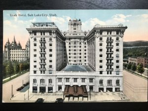 Vintage Postcard 1930-1945 Utah Hotel Salt Lake City Utah