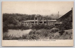 Standard Horse Shoe Works South Wareham MA Cape Cod Albertype Postcard A40