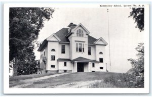 GREENVILLE, NH ~ Hillsborough County ~ ELEMENTARY SCOOL c1940s Postcard