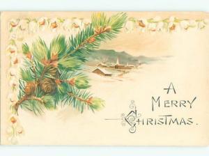 Divided-Back CHRISTMAS SCENE Great Postcard W8765