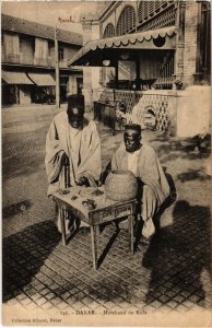 PC DAKAR MARCHAND DE KOLA ETHNIC TYPES SENEGAL (a35546)