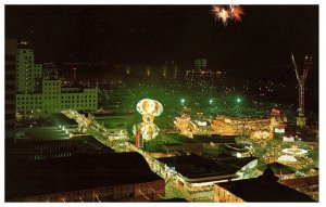 Aerial View Queens Park Long Beach CaliforniaPostcard