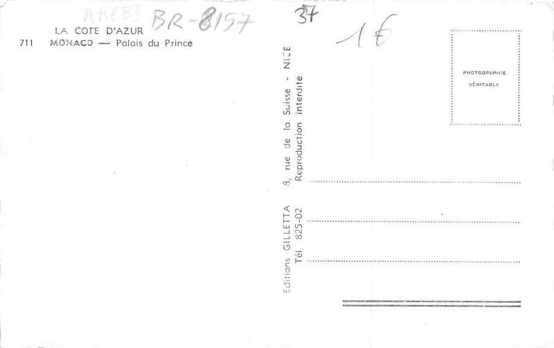 BR8157 Monaco Palais du Prince