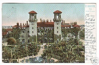 Hotel Alcazar St Augustine FL 1907 Tuck postcard