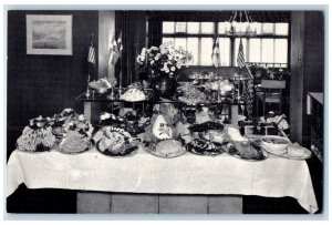 c1960s The Stockholm Restaurant Dining Room Scene Detroit MI Unposted Postcard
