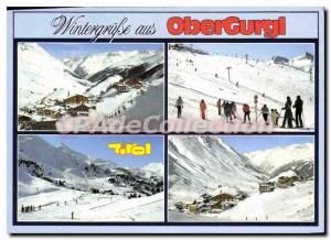 Modern Postcard Obergurgl Gaisberglift Festkogl Skigebiet Skigebiet Hone Mut