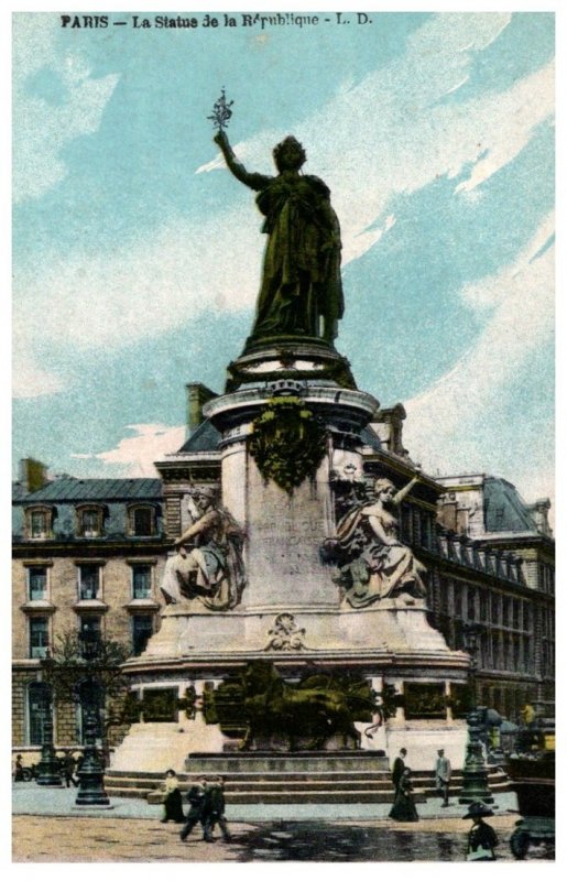 France  Paris , Place et Arc de Triomphe