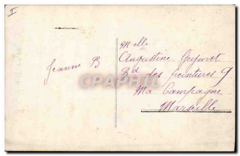 Old Postcard Fantasy Easter Fish Child