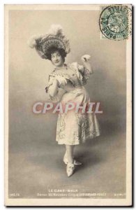 Old Postcard Fancy Dancing Woman The Cake Walk Dance at New Circus Sisters fa...