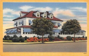 Ocean City, New Jersey WATSON'S COFFEE SHOP Roadside Linen Vintage Postcard '40s