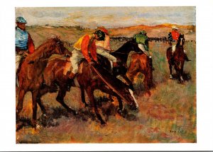 Painting Before The Race Edgar Degas