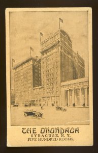 Syracuse, New York/NY Postcard, The Onondaga Hotel