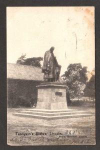 Alfred Tennyson Statue Lincoln Lincolnshire England UK