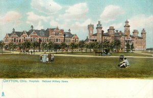 Tuck 2195 Postcard Dayton Ohio National Military Home Hospitals