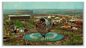 Vintage 1960's Postcard Unisphere Worlds Fair 1964-1965 New York NYC