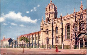 Postcard Portugal Tuck Lisbon 7041 - The Convento dos Jeronymos de Belem