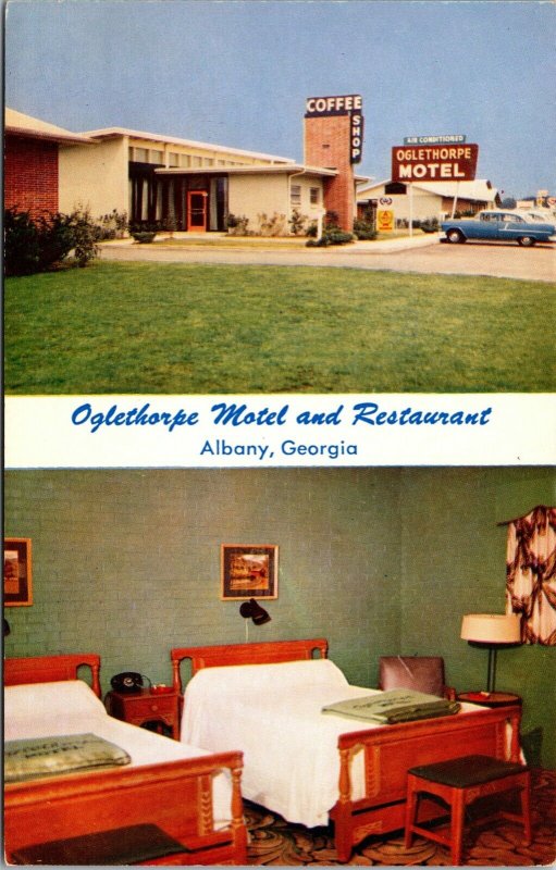 Postcard Oglethorpe Motel and Restaurant in Albany, Georgia~132350