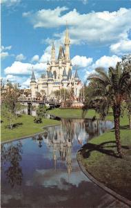 Walt Disney World~Beautiful View of Cinderella Castle~People on Bridge~#10203