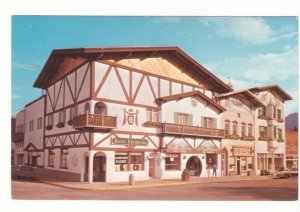 Hotel Edelweiss, Bakery, Ski Cafe & Tavern, Bavarian, Leavenworth WA, Postcard