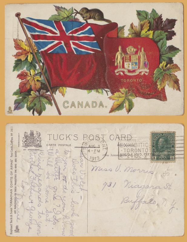 Canadian Flag, Toronto - 1912