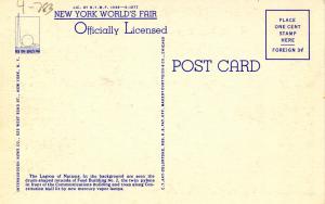 NY - New York World's Fair, 1939. Lagoon of Nations Fountains at Night