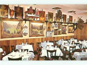 Old Europe Gemuetlichkeit Restaurant and Rathskeller Wash D C  Postcard # 8565