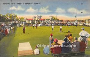 Bowling on the Green Lawn Bowling Unused 