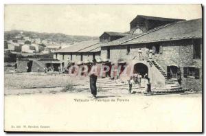 Postcard Old Pottery Ceramic Vallauris pottery factory