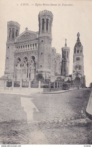 LYON, Rhone, France, 1900-1910s; Eglise Notre-Dame De Fourviere