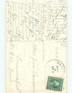 Divided-Back EASTER CHICK SCENE Cute Postcard AA0768