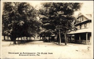 Saegertown PA Ye Olde Inn c1915 Real Photo Postcard
