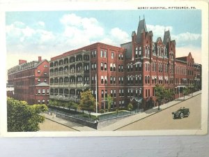 Vintage Postcard 1916 Mercy Hospital Pittsburgh Pennsylvania