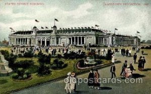 State Exhibit Bld.1907 Jamestown Virginia,  Worlds Fair Exposition Postcard