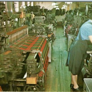 c1970s Amana, IA Woolen Mills Yarn Factory PC German Traditional Iowa Town A39
