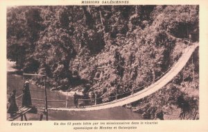 Ecuador One of the 12 Bridges Built by the Missionaries in the Vicariate 07.92