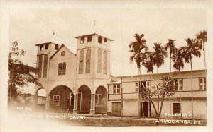 Catholic Church  Dayao Zamboanga P.I., Real Photo Postcard