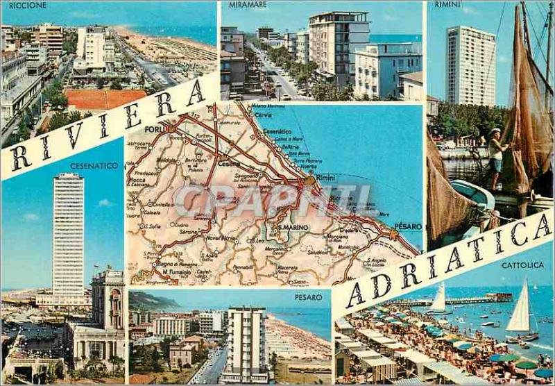 Postcard Modern Italia Riviera Adriatica