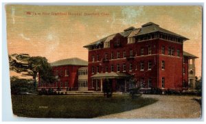 c1910 New Stamford Hospital Road Stamford Connecticut Vintage Antique Postcard 