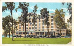 Winter Haven Florida The Haven Hotel Exterior View Antique Postcard J61208 