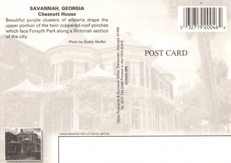 Chesnutt House,Savannah,GA