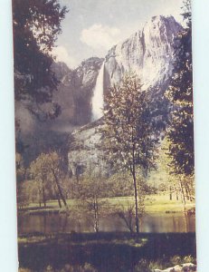 Chrome WATERFALL Yosemite Valley In Park - Near Stockton & Modesto CA AG3966