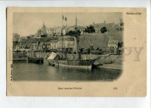 3147423 FRANCE GRANVILLE Admiral-Pieville quay Vintage postcard